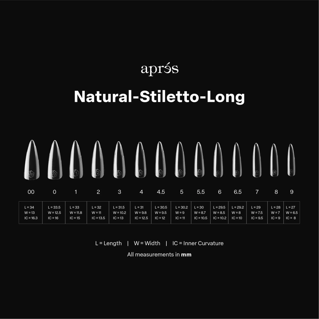 Gel-X®  Natural Stiletto (600kpl)