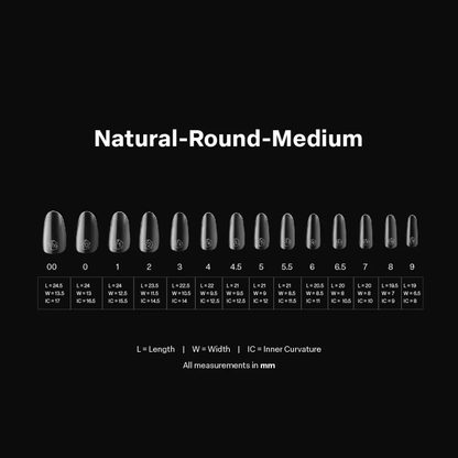 Gel-X® Natural Round (600kpl)