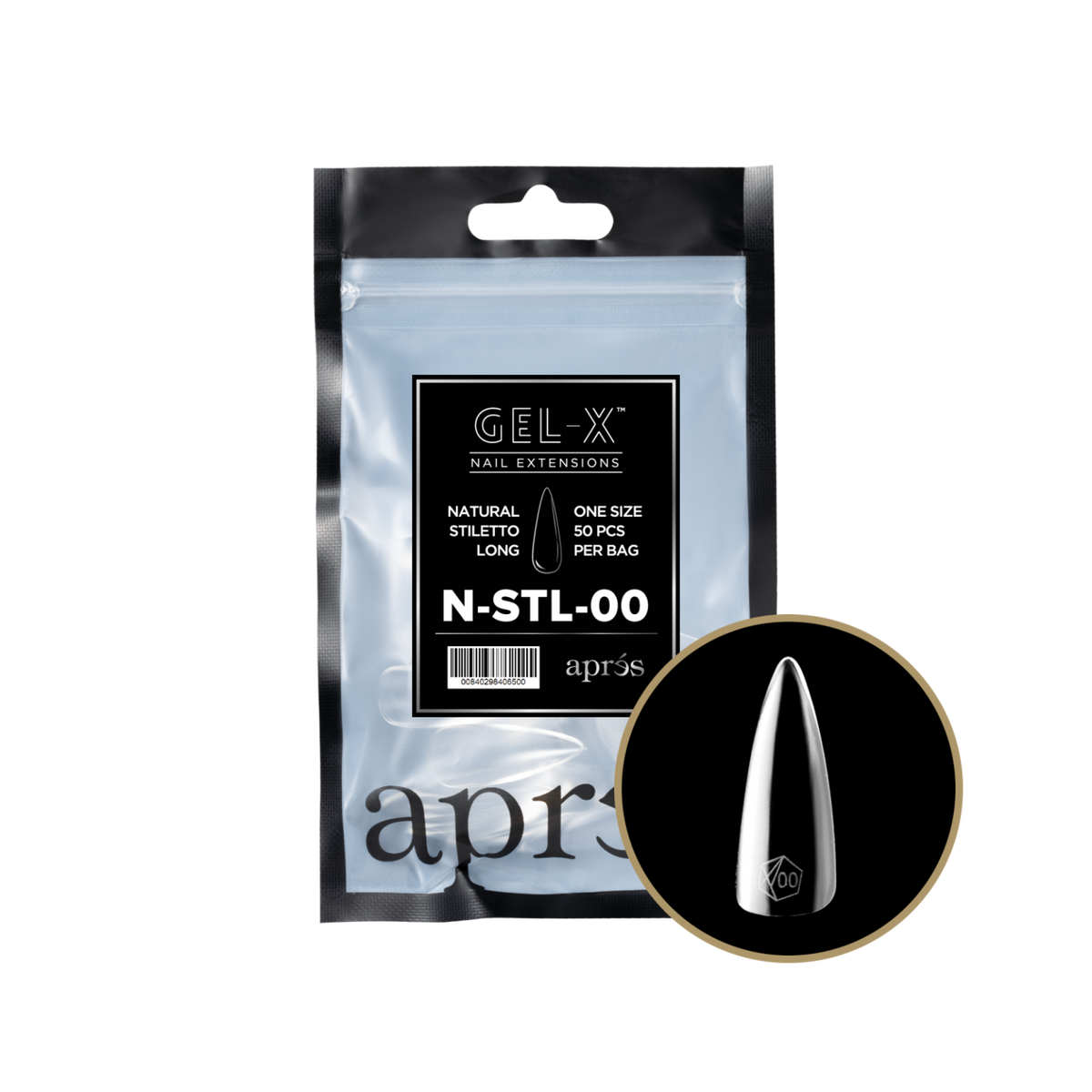 Refill Natural Stiletto Long