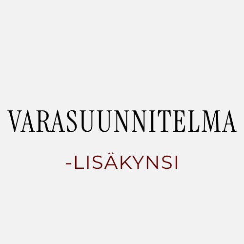 Varasuunnitelma