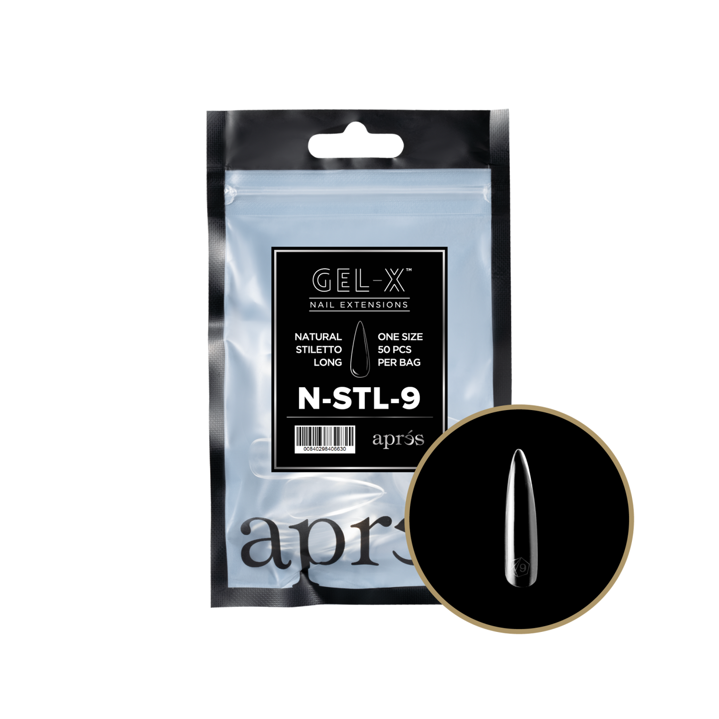 Refill Natural Stiletto Long