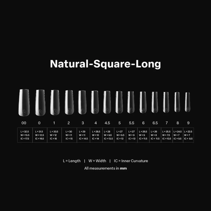 Gel-X® Natural Square (600kpl)