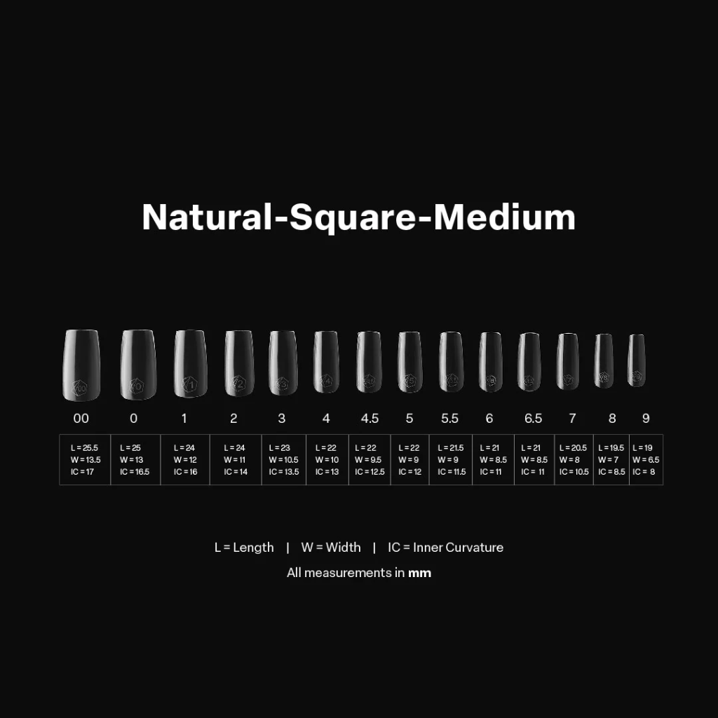Gel-X® Natural Square (600kpl)