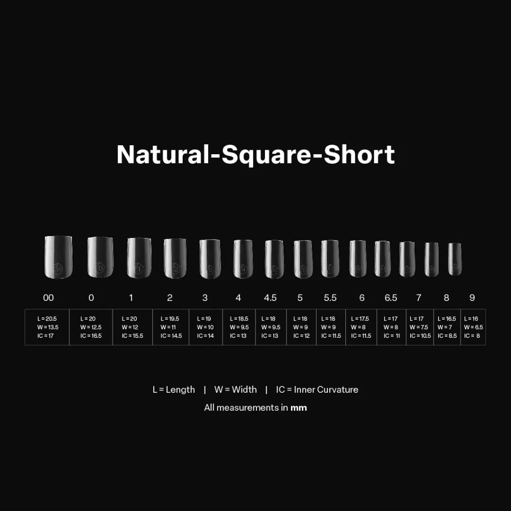 Gel-X® Natural Square (600kpl)
