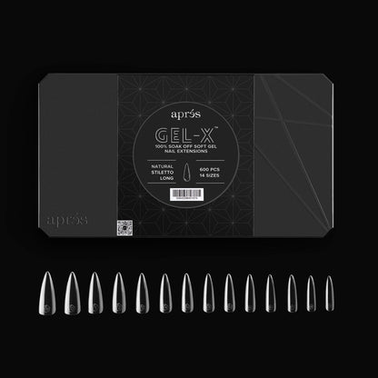 Gel-X®  Natural Stiletto (600kpl)